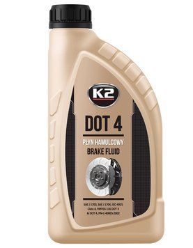 Рідина гальмівна K2 Turbo Brake Fluid DOT 4 1 л K20067 фото