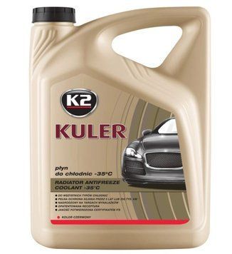 Рідина охолоджуюча K2 Kuler Long Life -35 &deg;C G12 червона 5 л K20262 фото