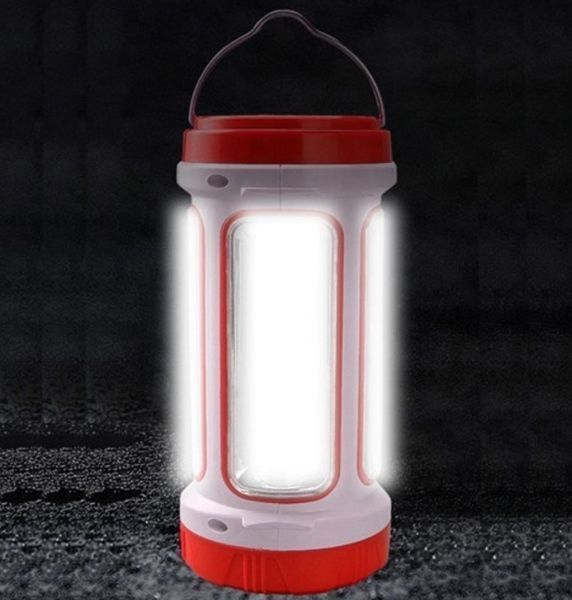 Ліхтар кемпінг переносний 5158-LED+COB, power bank, Li-Ion акумулятор, сонячна батарея, ЗП microUSB, Box 5158-LED-COB фото