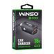 Автомобільний зарядний пристрій WINSO PRO 38W USB-C+USB-A mini Metal 222038 фото 1