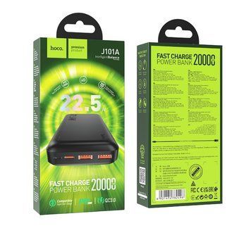 Універсальна Мобільна Батарея Power Bank Hoco J101A Astute 22.5W fully compatible 20000 mAh J101A фото