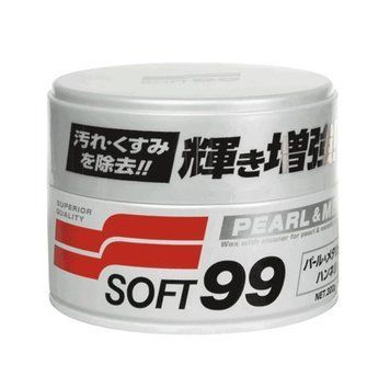 М'який віск для очищення світлих металіків SOFT99 Pearl & Metallic Soft Wax, 320 г 00027 фото