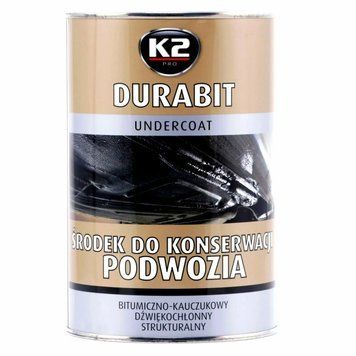 Антигравій для захисту від гравію та корозії K2 DURABIT чорний 1 л (L326) K20865 фото