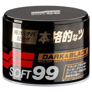 Твердий віск для темного кольору кузова SOFT99 Dark & Black Wax, 300 г 00010 фото