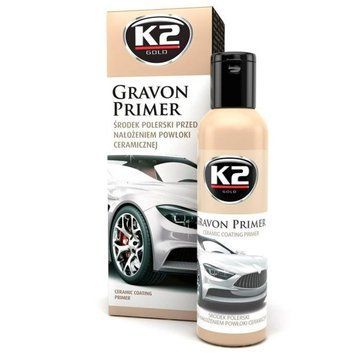 Засіб для полірування перед нанесенням керамічного покриття K2 Gravon Primer пляшка 140 г (G037) K20579 фото