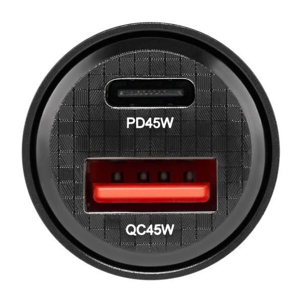 Автомобільний зарядний пристрій WINSO PRO 45W 1xUSB-C+1xUSB-A, transparent 223245 фото