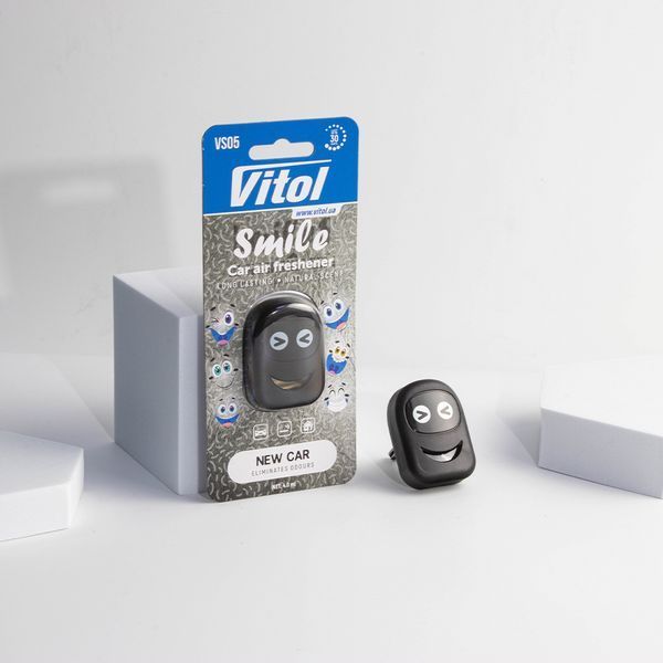 Освіжувач повітря Vitol Smile New car 4мл VS05 фото