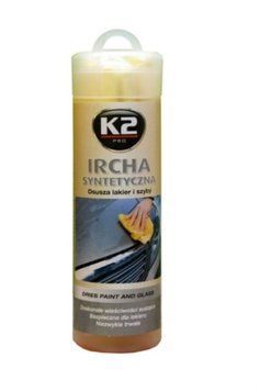 Волога замша Серветка K2 Synthetic Chamois волога в тубусі 66 см х 43 см К20146 фото