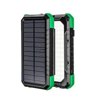 УМБ Solar power bank with 32pcs camping LED 20000mAh PN-W12Pro IPX4 |2USB/Type-C, 18W/3A, PD/QC| PN-W12Pro фото