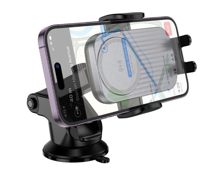 Автотримач Borofone BH222 Wireless 15W BH222  фото