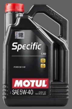 Олива моторна MOTUL Specific C40 5W-40 5л SPECIFIC C40 SAE 5W40 4X5L MTL 113943 фото