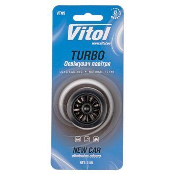 Освіжувач повітря Vitol Turbo New car VT05 фото