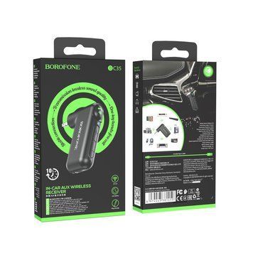 FM-трансмітер Borofone BC35 Wideway car AUX BT receiver BC35  фото