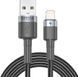 Кабель Brevia USB to Lightning 2 м Black ZIP 53200BULZ1 фото 2