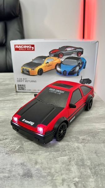 Іграшкова машинка Toyota Corolla AE86 для дріфту на радіокеруванні HB Toys 4WD AE86RED фото