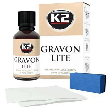Набір для нанесення керамічного покриття K2 Gravon Lite з аплікатором та серветками 50 мл (G033) K20575 фото