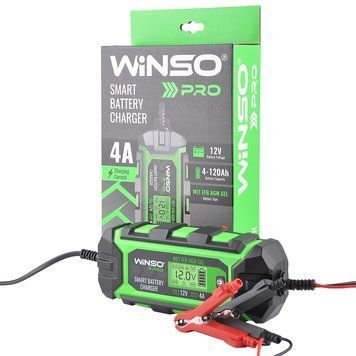 Зарядний пристрій АКБ WINSO PRO LCD 4A, 12V, 4-12Ah 139320 фото