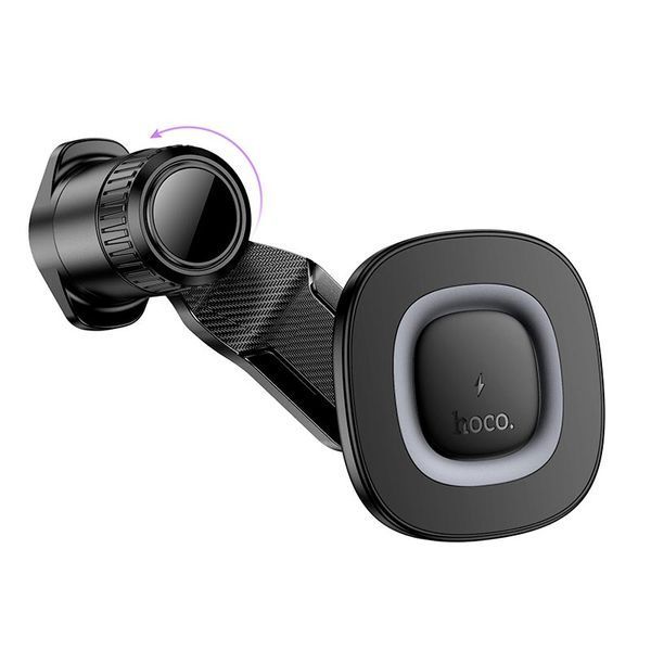 Тримач HOCO Crown magnetic wireless charging car holder (air outlet) HW30 |4.5-7", 15W| HW30  фото