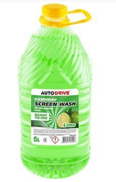 Омивач скла літній AUTO DRIVE Summer Screewash Lime 5 л AD0135 фото