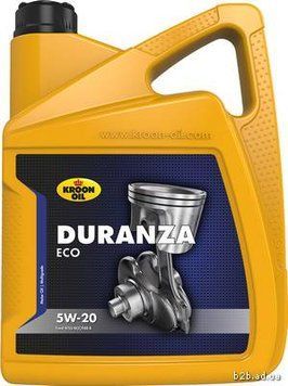 KROON OIL Олива моторна DURANZA ECO 5W-20 5л СИНТ DURANZA ECO 5W20 5L; ACEA A1/B1, API SN, FORD WSS-M2C948-B /ДЛЯ ДВИГУНІВ ECOBOOST KL 35173 фото