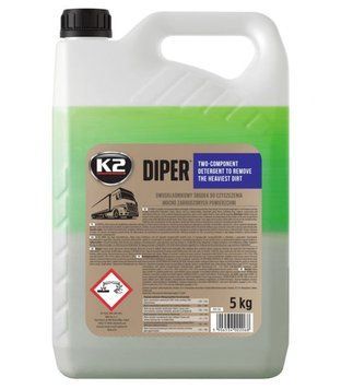 Автошампунь для очищення кузова K2 Diper безконтактне миття 5 кг K20093 фото