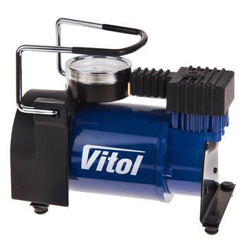 Компресор "ViTOL" K-30 150psi/14Amp/37л/прикурювач K-30 фото