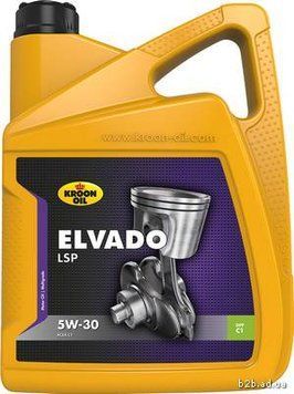 KROON OIL Олива моторна ELVADO LSP 5W-30 5л СИНТ ELVADO LSP 5W-30 5L (ACEA A5/B5, ACEA C1, JASO DL-1, FORD WSSM2C934-B) KL 33495 фото