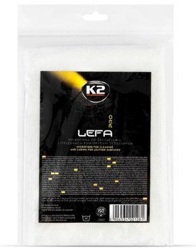 Рушник для очищення шкіри K2 Lefa PRO 40 см &times; 40 см мікрофібра K20799 фото