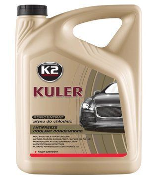 Рідина охолоджуюча K2 Kuler Long Life G12 червона концентрат 5 л  K20266 фото