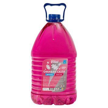 Омивач скла зимовий VITOL "-20" Бабл Гам 4,5л VTW-2061 фото