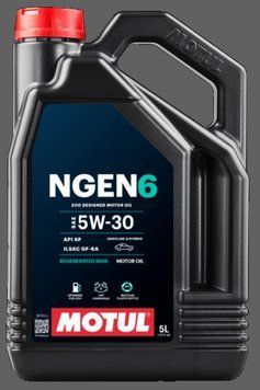 Олива моторна MOTUL NGEN 6 5W-30 5л NGEN 6 5W-30 4X5L MTL 113112 фото