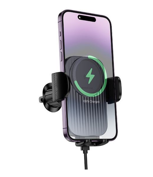 Автотримач Borofone BH221 Wireless 15W BH221  фото