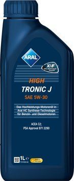 ARAL Олива моторна HighTronic J 5W-30 1л HIGHTRONIC J 5W-30 12X1L ARL 5W30 HI TR J 1L фото