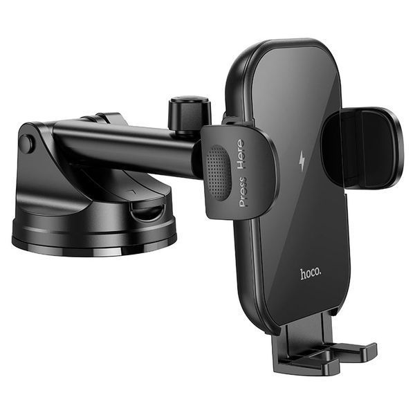 Автотримач Hoco HW5 Wireless 15W HW5 фото