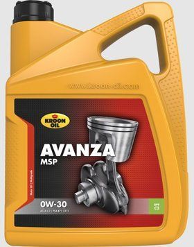 KROON OIL Олива моторна Avanza MSP 0W-30 5л 5 LT CAN KROON-OIL AVANZA MSP 0W-30 / PSA B71 2312; ACEA C2 KL 35942 фото
