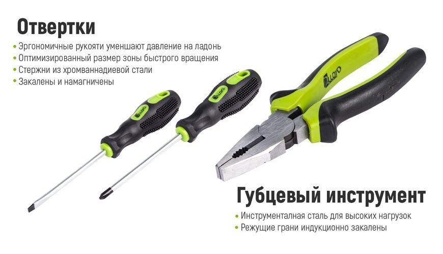 Універсальний набір інструментів 1/4" & 1/2" , 115 предметів Alloid НГ-4115П фото