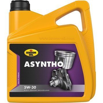 KROON OIL Олива моторна ASYNTHO 5W-30 4л СИНТ ASYNTHO 5W-30 4*4L (API SN/CF; ACEA A3/B4; BMW LONGLIFE-01; GM LL-A-025/LL-B-025; MB 229.3/226.5; RENAULT RN0700; VW 502.00/505.00) KL 34668 фото