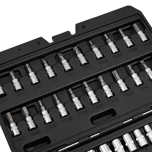 Професійний набір інструментів WINSO Pro 1/4" 72 T, CR-V, 46 од 904046 фото