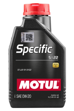 Олива моторна Specific 5122 0W-20 1л SPECIFIC 5122 0W20 12X1L MOTUL MTL 107304 фото