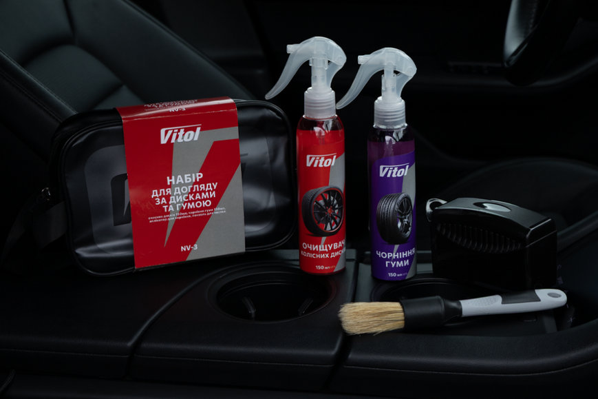 Набір для догляду за дисками та гумою VITOL NV-3 фото