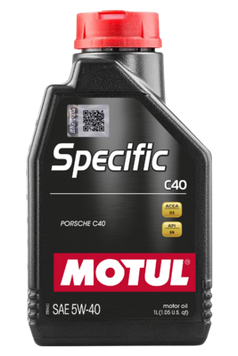 Олива моторна Specific C40 5W-40 1л SPECIFIC C40 SAE 5W40 12X1L MOTUL MTL 113929 фото