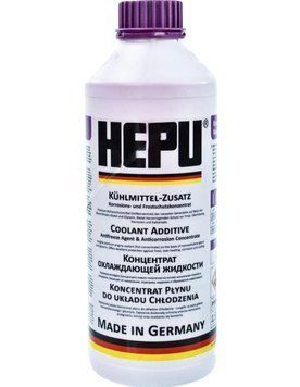 Рідина охолоджуюча HEPU Антифриз G13 фіолетова концентрат 1,5 л HE0500 фото