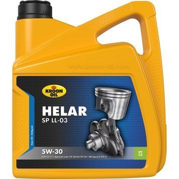 KROON OIL Олива моторна HELAR SP 5W-30 LL-03 4л СИНТ HELAR SP LL-03 5W-30 4*4L KL 32303 фото