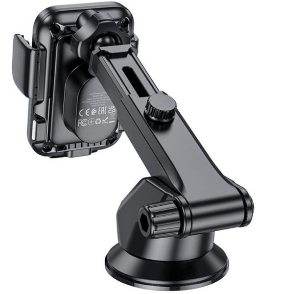 Тримач HOCO Jenny three-axis linkage wireless fast charging Car holder HW11 |15W| HW11 фото