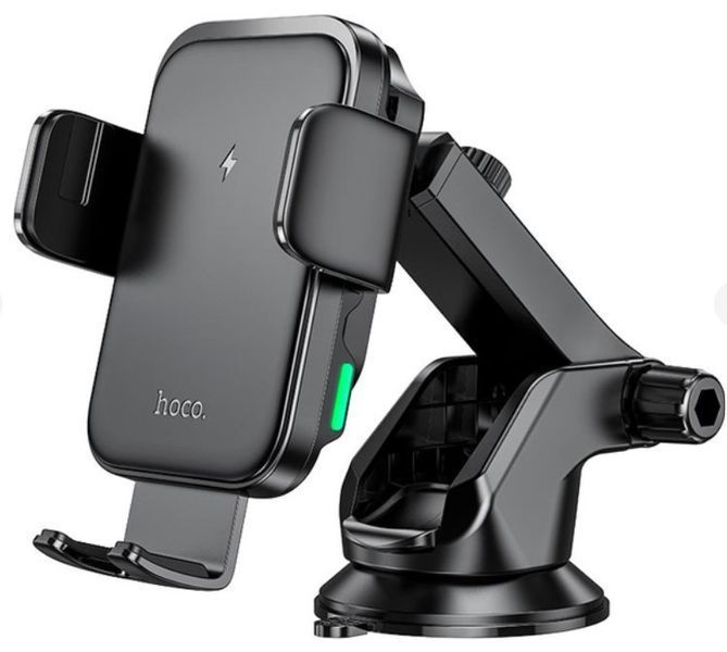 Тримач HOCO Jenny three-axis linkage wireless fast charging Car holder HW11 |15W| HW11 фото