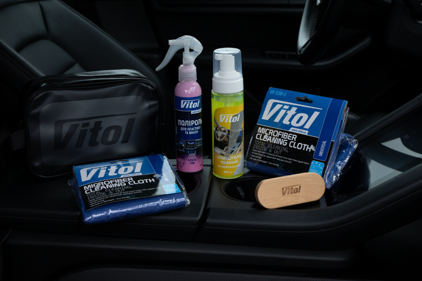 Набір для догляду за текстилем і пластиком VITOL NV-5 фото
