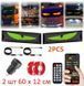 LED Matrix Panel APP 37 * 9 см з Bluetooth керуванням для реклами та автомобілів 557018073 фото 4
