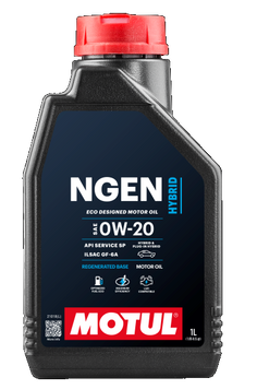 Олива моторна NGEN Hybrid 0W-20 1л NGEN HYBRID 0W-20 12X1L MOTUL MTL 111898 фото