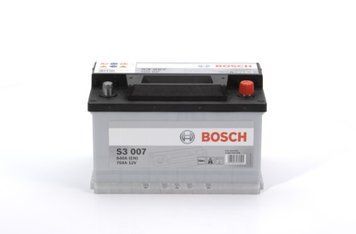 BOSCH Акумуляторна батарея 70А АКБ BOSCH S3 ПРАВ [+] 12V 70AH 640A 278*175*175 BO 0092S30070 фото