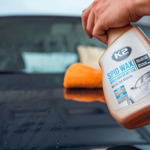 Поліроль восковий для кузова K2 Spid Wax "на мокро" безбарвний 750 мл K20206 фото